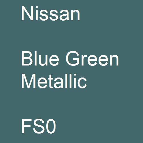 Nissan, Blue Green Metallic, FS0.